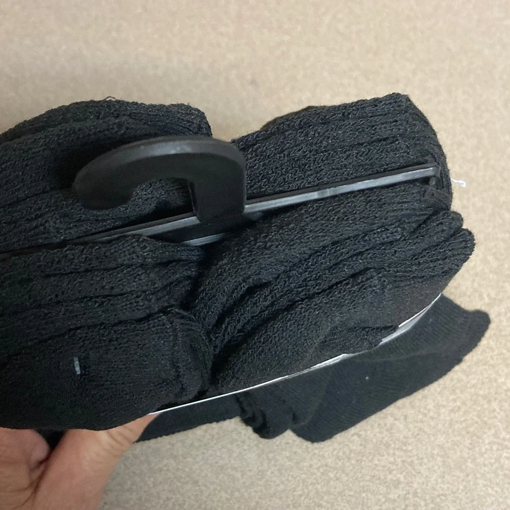 Wonder Nation Girls' Black No Show Socks - 10 Pack